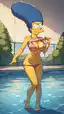 simpsons maggie xxx - Pleasure That Chains My Body - AI generated portrait image in 1080x1920 resolution by @anon