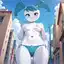 jenny from my life as a teenage robot - A Glow That Waited Behind My Eyes - AI generated square image in 1080x1080 resolution by @anon