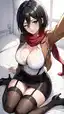 attack on titan historia porn - The Drift That Stayed Beneath My Skin - AI generated portrait image in 1080x1920 resolution by Anonymous Creator