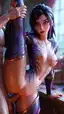 league of legends jinx hentai - The Gravity That Lit Up the Dark - AI generated portrait image in 1080x1920 resolution by @anon