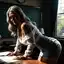 ai erotic writing assistant - The Tension That Kept Its Hands on the Hour - AI generated square image in 1080x1080 resolution by @anon