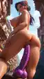 giantess sexy feet - Secrets Written in Desire - AI generated portrait image in 1080x1920 resolution by @anon