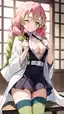 hantengu mitsuri hentai - The Pressure That Made the Night Lean Closer - AI generated portrait image in 1080x1920 resolution by Anonymous Creator