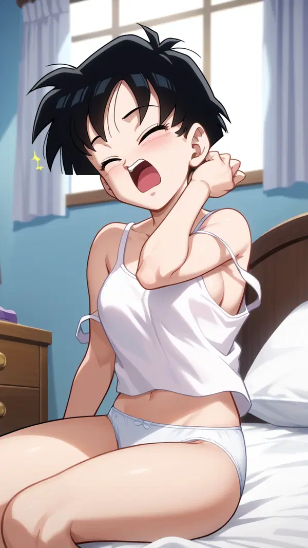 dragon ball z sex xxx - Lust That Knows All My Weaknesses - AI generated portrait image in 1080x1920 resolution by @anon