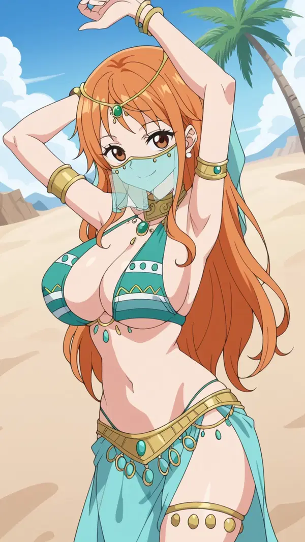 nami one piece short hair - Pleasure Hiding in Plain Sight - AI generated portrait image in 1080x1920 resolution by @anon