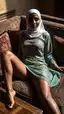 hijab xxx - An Edge That Fell Through the Hours - AI generated portrait image in 1080x1920 resolution by Anonymous Creator