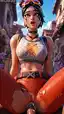 ramirez fortnite nude - Fire That Will Not Let Me Go - AI generated portrait image in 1080x1920 resolution by @anon