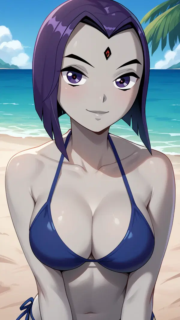 dc raven hentai - Desire Dressed in Darkness - AI generated portrait image in 1080x1920 resolution by @anon