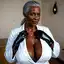 ebony bbw mature porn - A Darkness That Made the Night Lean Closer - AI generated square image in 1080x1080 resolution by @anon