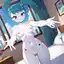 japanese robot sex doll - Pleasure That Chains My Body - AI generated square image in 1080x1080 resolution by @anon