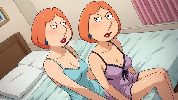 family guy sex scene - The Afterglow That Made Silence Feel Loud - AI generated square image in 1080x1080 resolution by @anon