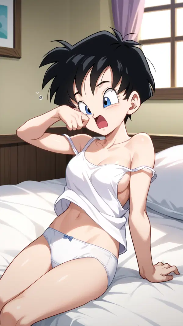 dragon ball comic nude - Hot Enough to Leave a Mark - AI generated portrait image in 1080x1920 resolution by @anon