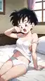 dragon ball comic nude - Hot Enough to Leave a Mark - AI generated portrait image in 1080x1920 resolution by @anon