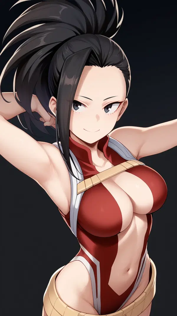 momo my hero academia porn - Nights Made Purely of Longing - AI generated portrait image in 1080x1920 resolution by @anon