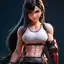 tifa lockhart ahegao - The Depth That Followed Me Home - AI generated square image in 1080x1080 resolution by @anon