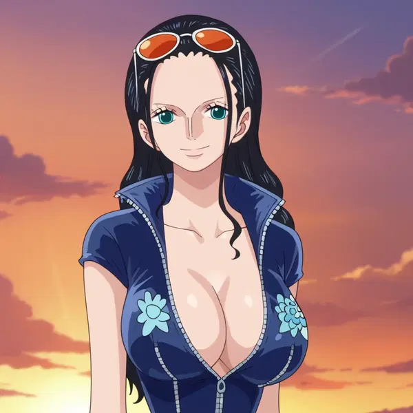 one piece nico robin cosplay costume - The Spell That Turned Softly Dangerous - AI generated square image in 1080x1080 resolution by @anon