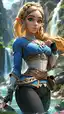 zelda sex video - The Quiet Before Thirst - AI generated portrait image in 1080x1920 resolution by @anon