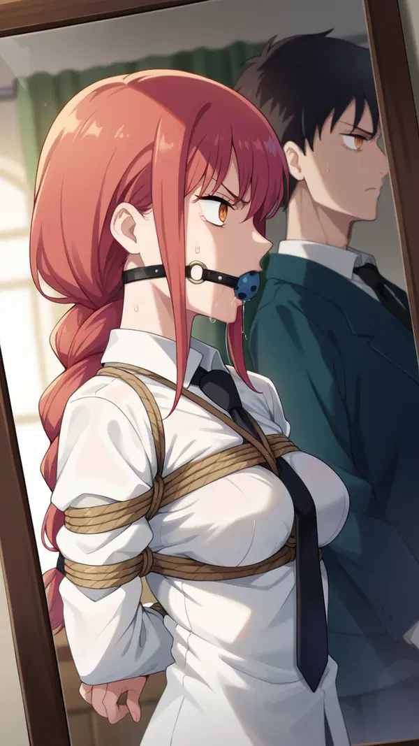 chainsaw man hentai maplestar - A Night That Made Control Disappear - AI generated portrait image in 1080x1920 resolution by Anonymous Creator