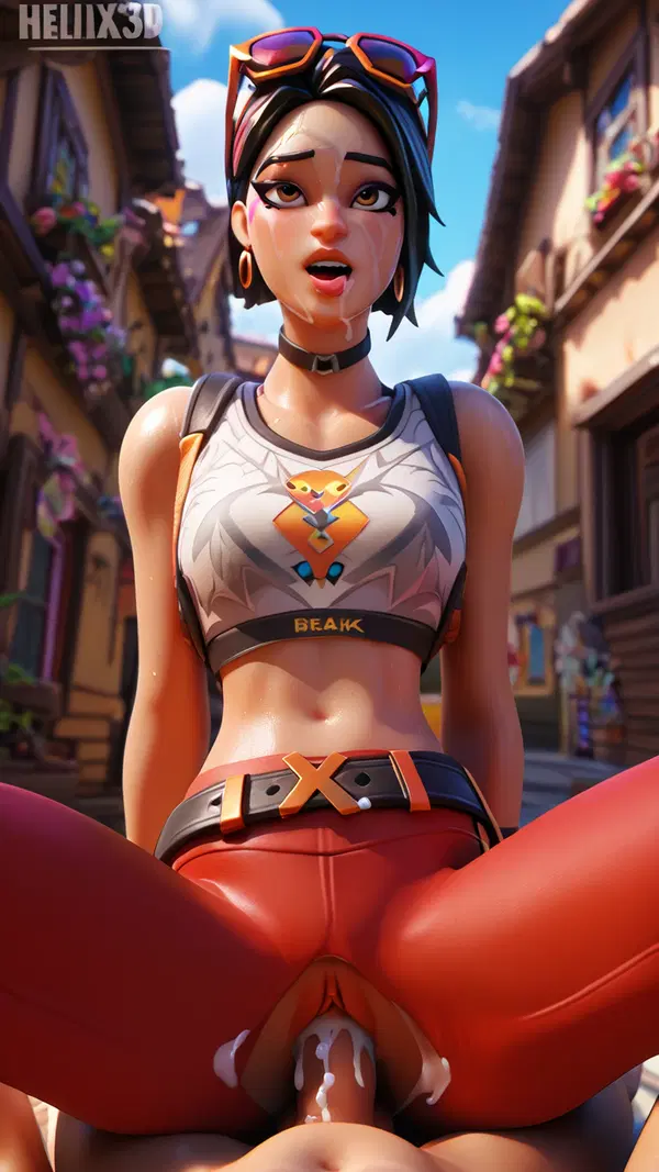 raven fortnite porn - The Drift That Burned Without Sound - AI generated portrait image in 1080x1920 resolution by @anon