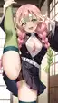 mitsuri kanjori hentai - Fire That Consumes the Night - AI generated portrait image in 1080x1920 resolution by @anon