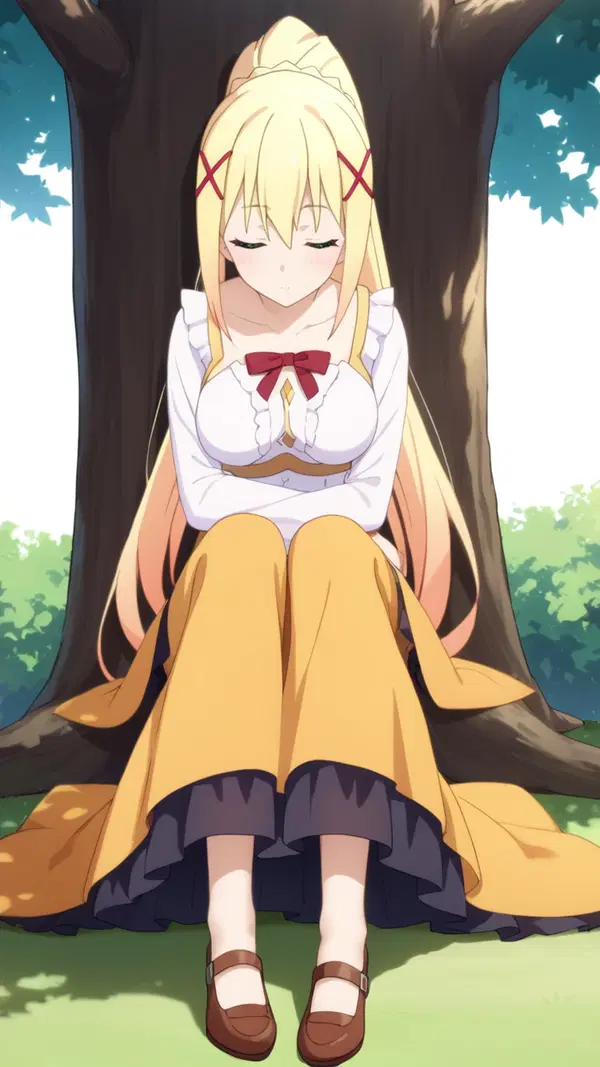 hentai wiz konosuba - Pleasure That Came With No Instructions - AI generated portrait image in 1080x1920 resolution by @anon