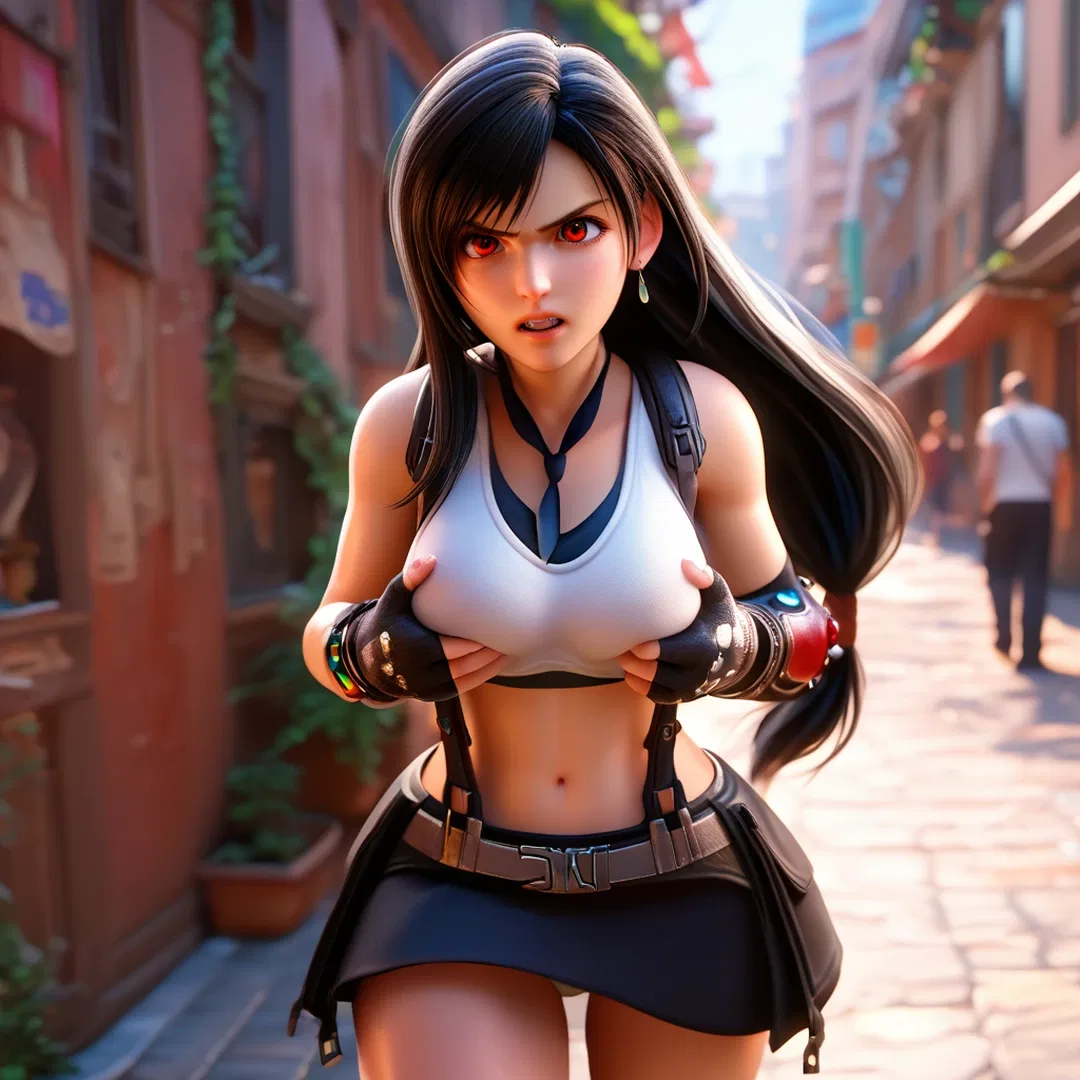 tifa lockhart shower porn - The Silence That Turned Into Weather