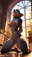 ai generator furry - A Midnight That Felt Like a Warning - AI generated portrait image in 1080x1920 resolution by Anonymous Creator