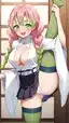 demon slayer mitsuri cosplay porn - A Longing That Taught the Dark to Answer - AI generated portrait image in 1080x1920 resolution by @anon