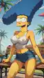 porn games the simpsons - A Secret That Stayed Where It Should Not - AI generated portrait image in 1080x1920 resolution by @anon