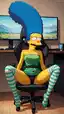 jenny simpsons porn - The Kind of Want That Never Quits - AI generated portrait image in 1080x1920 resolution by Anonymous Creator