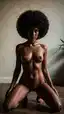 ebony girls twerking naked - All That Fire Without Warning - AI generated portrait image in 1080x1920 resolution by Anonymous Creator