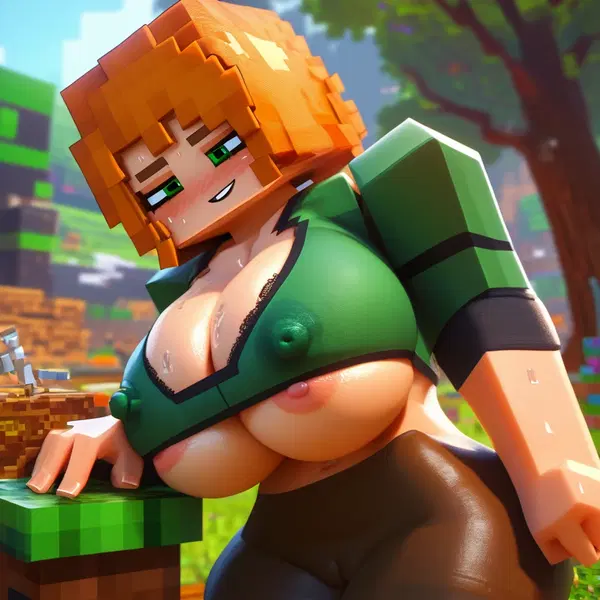minecraft ellie mod sex - Heat That Lives in Every Quiet Moment - AI generated square image in 1080x1080 resolution by @anon