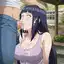 anime naruto r34 - The Hour Gravity Took Over - AI generated square image in 1080x1080 resolution by @anon