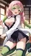 mitsuri kanroji cosplay nude - A Dangerous Kind of Tension - AI generated portrait image in 1080x1920 resolution by @anon