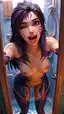 jinx lol sex - A Flame That Made Its Own Rules - AI generated portrait image in 1080x1920 resolution by @anon