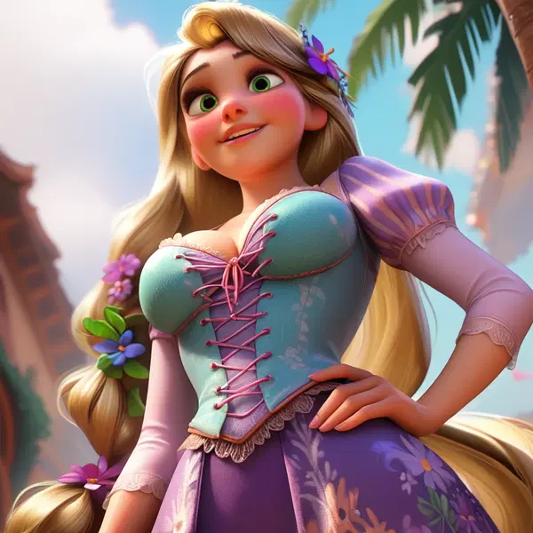 ai disney princess porn - An Echo That Could Not Bury - AI generated square image in 1080x1080 resolution by @anon