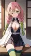mitsuri having sex with obanai - Heat That Shreds My Control - AI generated portrait image in 1080x1920 resolution by @anon