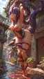 jill valentine tentacle porn - No Map for This Collapse - AI generated portrait image in 1080x1920 resolution by Anonymous Creator