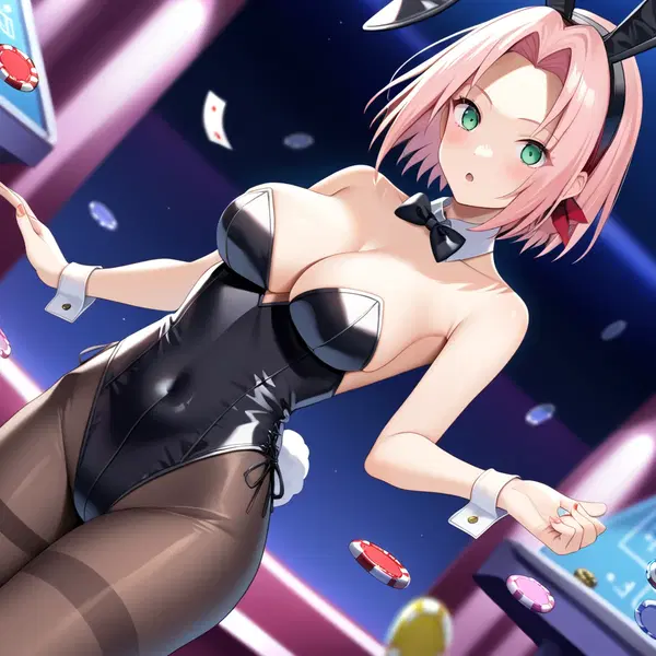 sakura cosplay porn - Pleasure That Has a Voice of Its Own - AI generated square image in 1080x1080 resolution by @anon