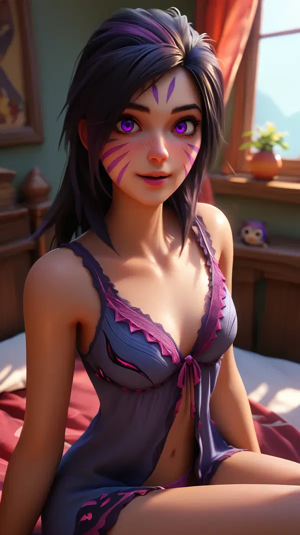 lol hentai gifs - A Flame That Cut Through Silence - AI generated portrait image in 1080x1920 resolution by Anonymous Creator