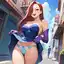 jessica rabbit parody porn - The Ember That Turned Want Into Weather - AI generated portrait image in 1080x1920 resolution by @anon
