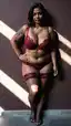 curvy vr porn - The Midnight That Knew the Way Down - AI generated portrait image in 1080x1920 resolution by @anon