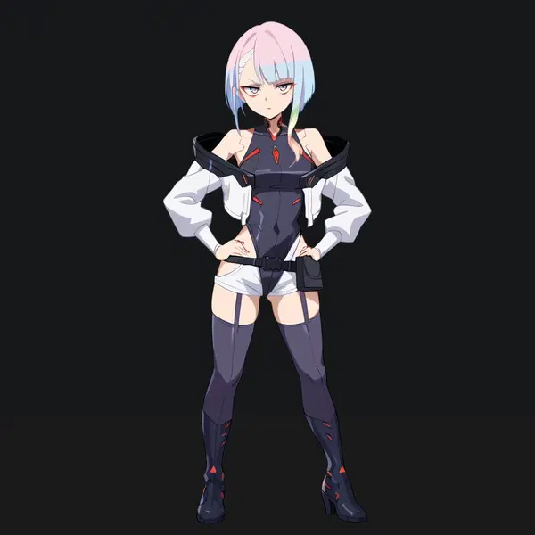 cyberpunk rebecca sex doll - A Restlessness That Opened in Shadow - AI generated square image in 1080x1080 resolution by @anon