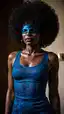 ebony teen big tits porn - The Heat Hidden Inside Wildness - AI generated portrait image in 1080x1920 resolution by @anon