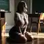 ai girlfriend chat nsfw - A Restlessness That Turned the Key - AI generated square image in 1080x1080 resolution by @anon