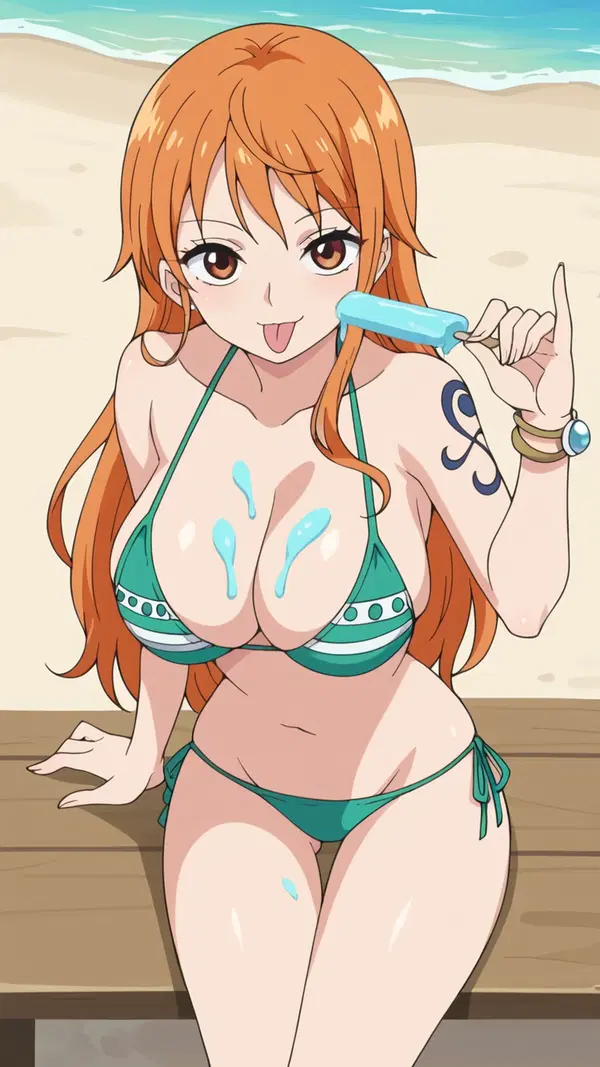 nude rebecca one piece - No Map for This Afterglow - AI generated portrait image in 1080x1920 resolution by @anon