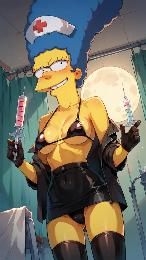 porn los simpsons - Secrets We Should Not Share - AI generated portrait image in 1080x1920 resolution by @anon