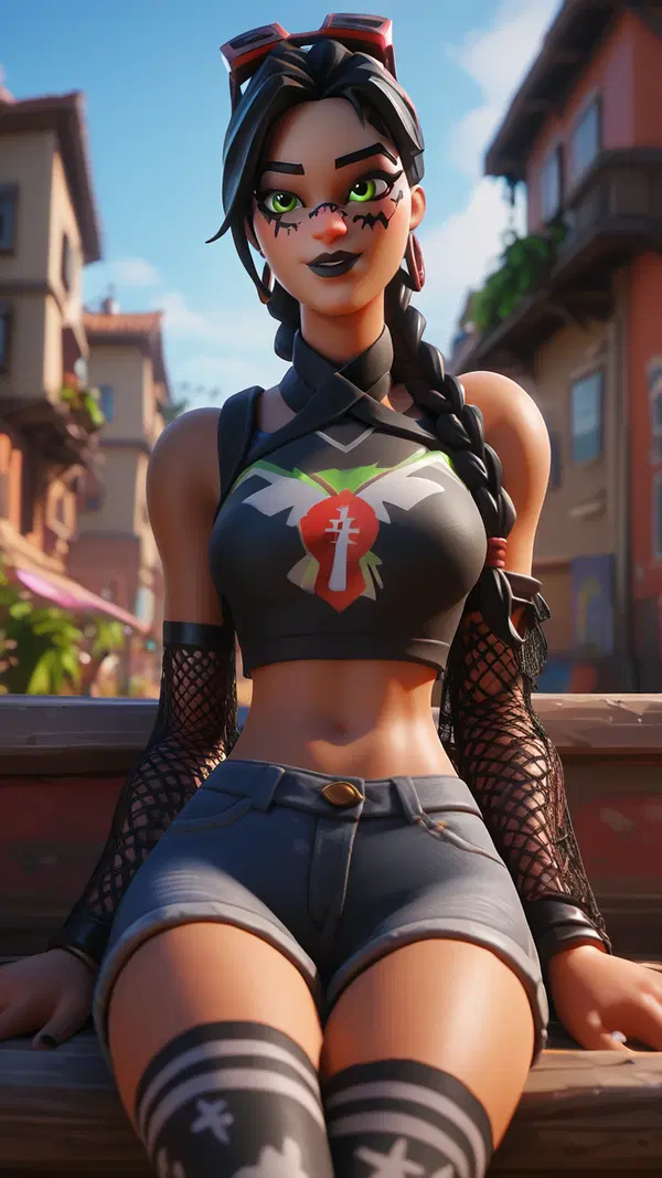 fortnite vr porn - A Promise That Stayed Beneath My Skin - AI generated portrait image in 1080x1920 resolution by @anon