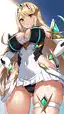 pyra mythra amiibo - The Yearning Behind My Last Thought - AI generated portrait image in 1080x1920 resolution by Anonymous Creator