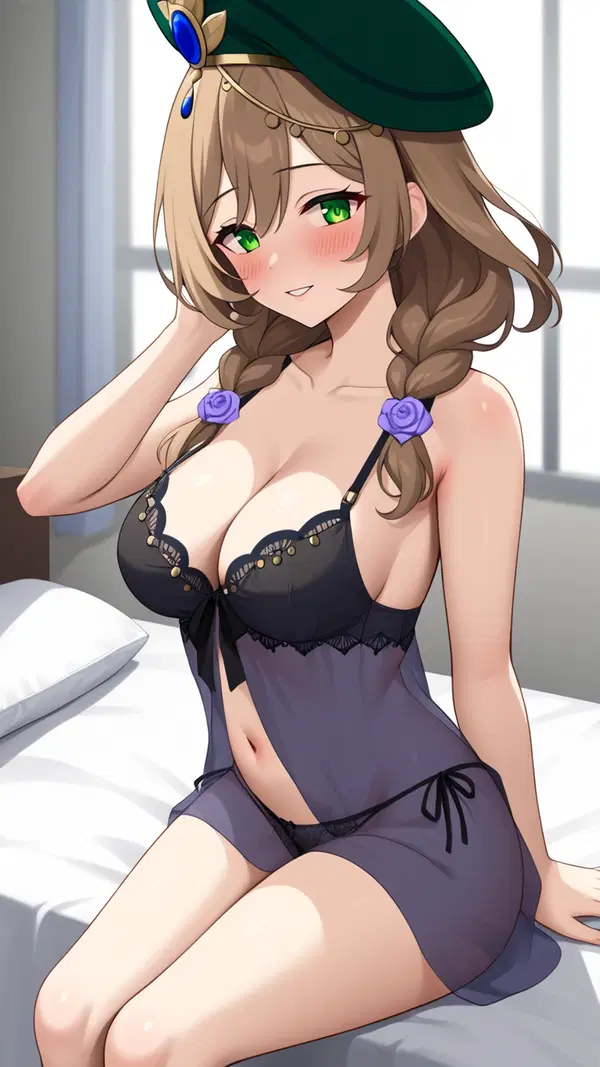 slime genshin impact hentai - The Drift That Made Silence Feel Loud - AI generated portrait image in 1080x1920 resolution by Anonymous Creator